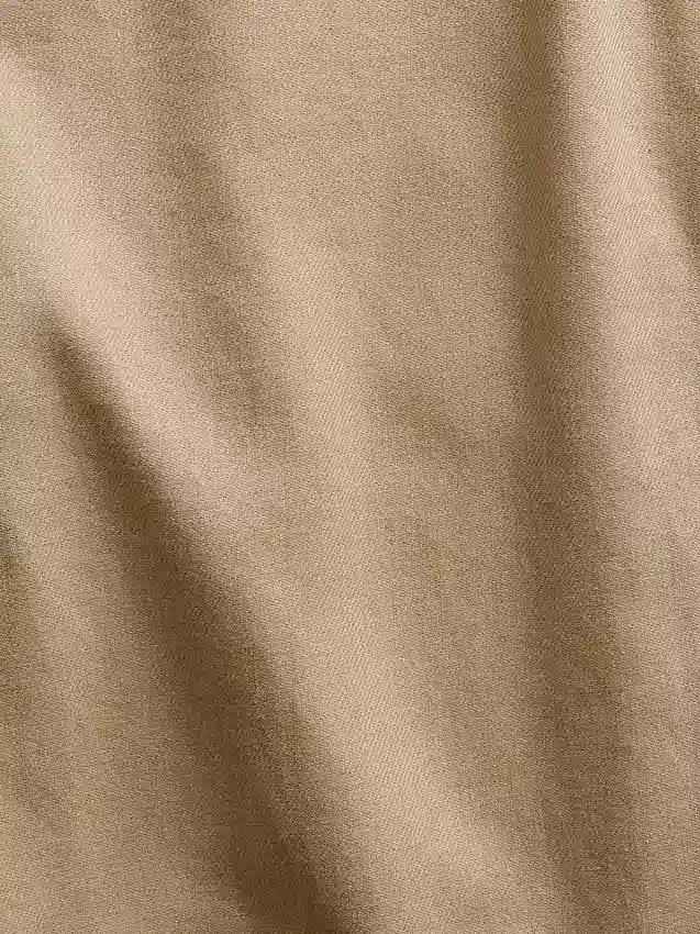 Pantalones rectos holgados de lino y algodón