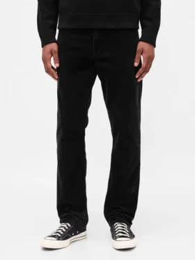 Pantalones rectos holgados de pana
