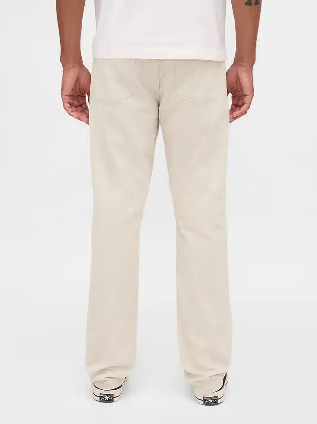 Pantalones rectos holgados de pana