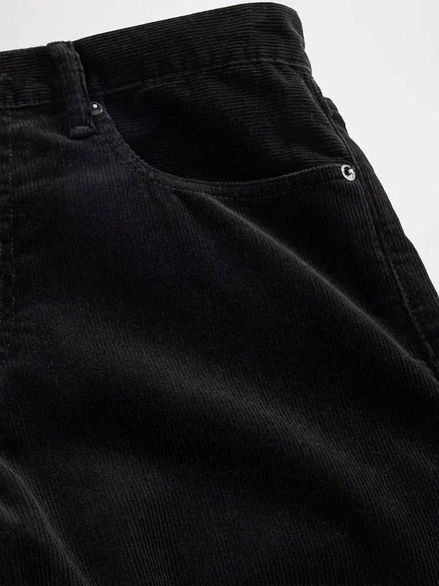 Pantalones rectos holgados de pana