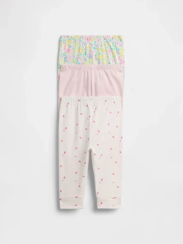 Pantalones sin tirantes de algodón orgánico «Baby First Favorites» (paquete múltiple)