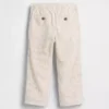 Pantalones sin tirantes de lino y algodón para bebés y niños pequeños