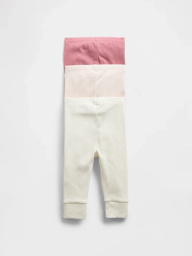 Pantalones Tiny Rib de Baby First Favorites (paquete de 3)