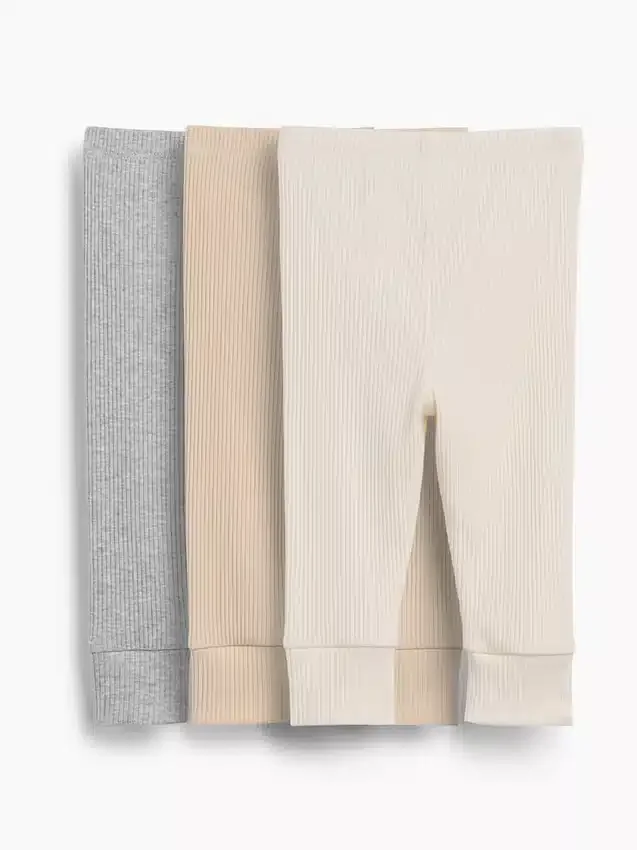 Pantalones Tiny Rib de Baby First Favorites (paquete de 3)