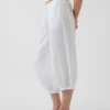 Pantalones tipo culotte de gasa de algodón
