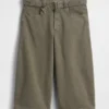 Pantalones tipo culotte de talle medio con cinturón