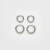 Paquete doble de aretes de aro mini Admiral Row