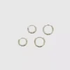 Paquete doble de aretes de aro mini Admiral Row