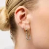 Pendientes de aro doble Ana Luisa Ash