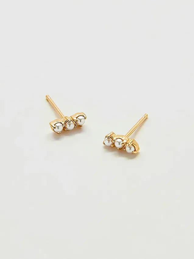 Pendientes de barra con perla de Admiral Row