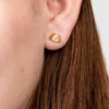Pendientes de perno con diseño de perro