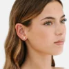 Pendientes de rosca con corazoncito color melocotón de Pierced Co