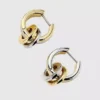 Pendientes tipo huggie con colgante de Ana Luisa Asher