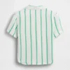 Polo de gasa de algodón estampado para bebés y niños pequeños