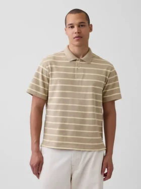Polo de piqué holgado