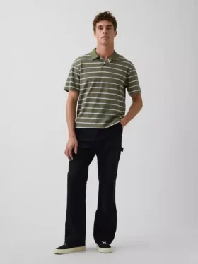 Polo de piqué holgado