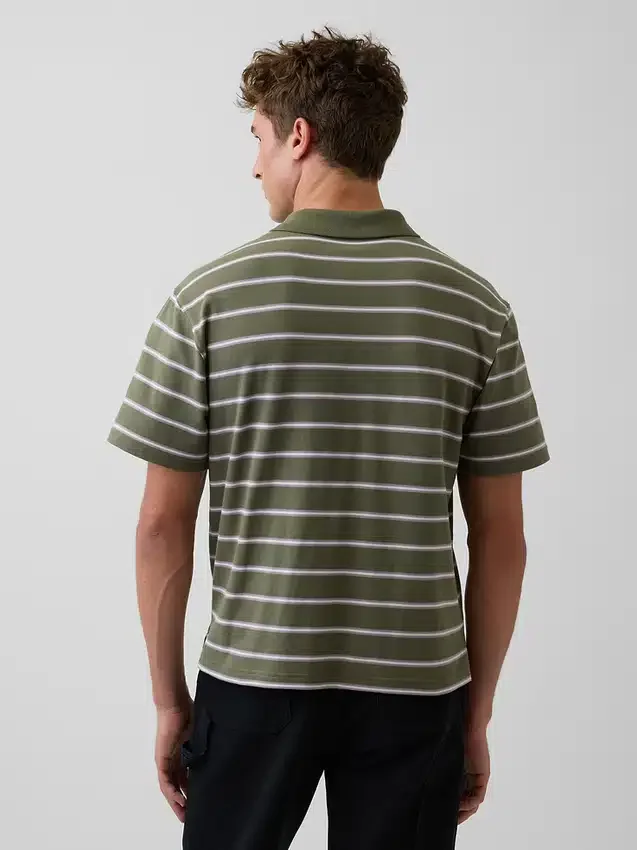 Polo de piqué holgado