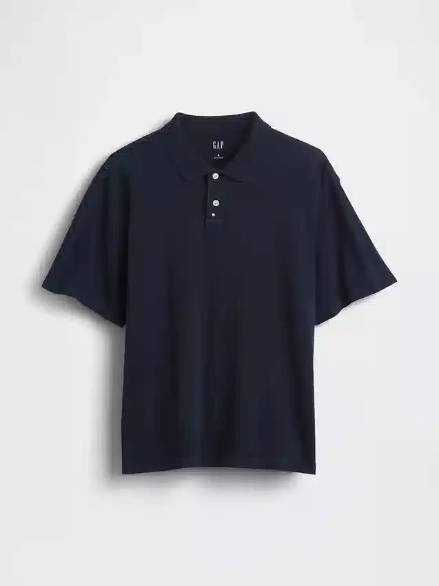 Polo de piqué holgado