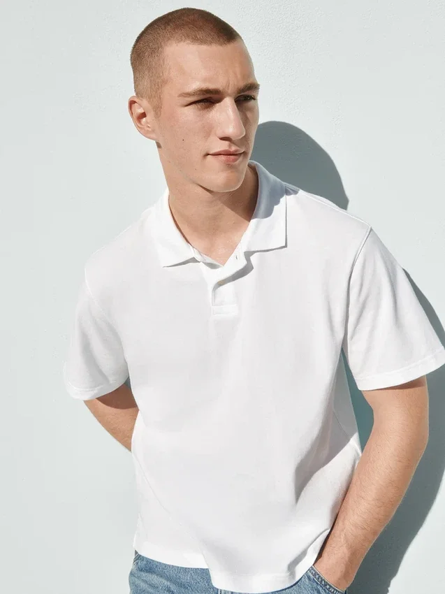Polo de piqué holgado