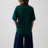 Polo de piqué holgado para niños