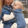 Portabebés Babybjorn Harmony de tela tejida en melange