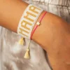 Pulsera «Mama» de Hart en blanco y dorado