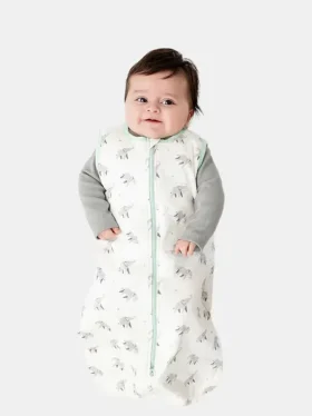 Saco de dormir de bambú «Little Elephant» de 0 a 12 meses