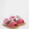Sandalias de fresa para bebé