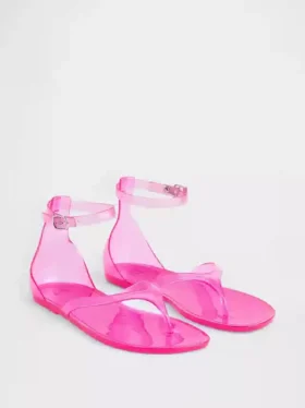 Sandalias de tiras de gelatina