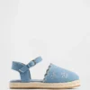 Sandalias tipo alpargatas para niños pequeños