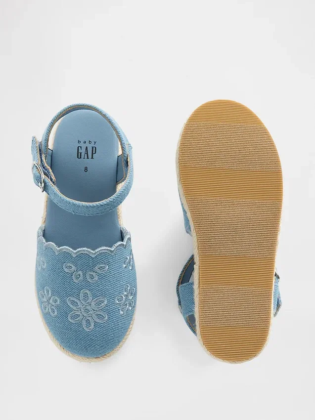 Sandalias tipo alpargatas para niños pequeños