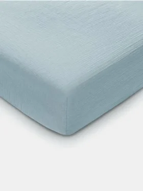 Sábana ajustable de muselina para cuna de Comfy Cubs