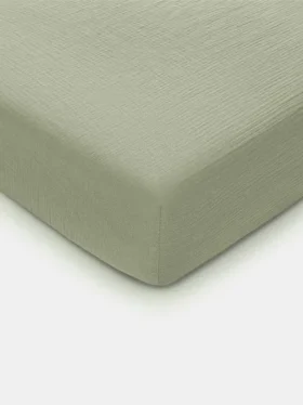 Sábana ajustable de muselina para cuna de Comfy Cubs