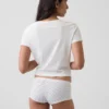 Shorty de algodón orgánico elástico súper suave