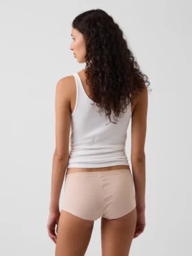 Shorty de algodón orgánico elástico súper suave