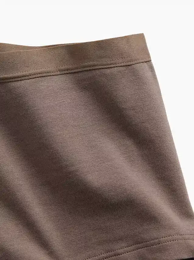 Shorty de algodón orgánico elástico súper suave