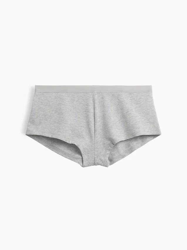 Shorty de algodón orgánico elástico súper suave