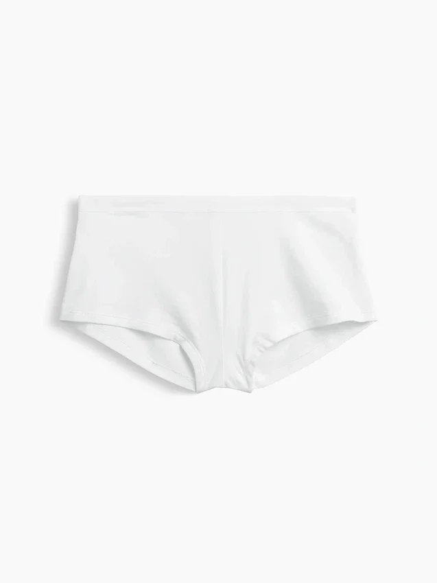 Shorty de algodón orgánico elástico súper suave