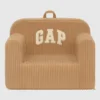 Silla de espuma con logotipo de babyGap en terciopelo acanalado