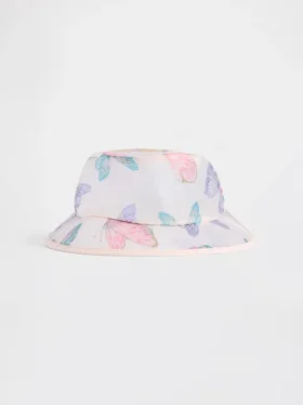 Sombrero de lluvia con mariposas para niños pequeños