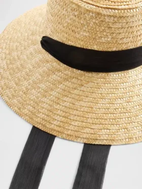 Sombrero de paja de ala ancha