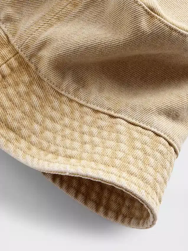 Sombrero de pescador de mezclilla sobreteñida para niños