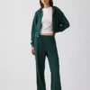 Pantalones de sudadera holgados de felpa Vintagesoft de talle medio