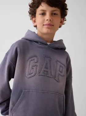 Sudadera con capucha de corte holgado y logotipo Vintagesoft para niños