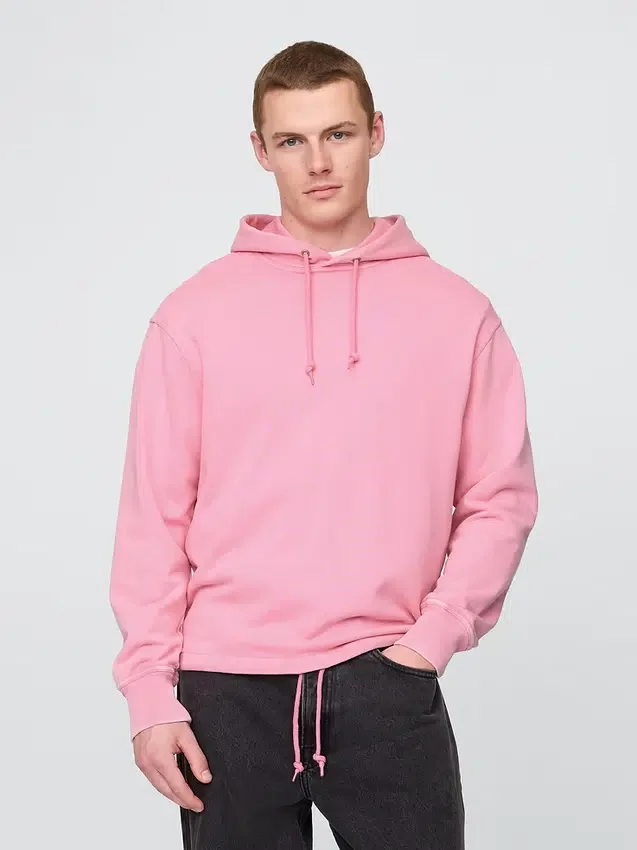 Sudadera con capucha de felpa francesa gruesa con el logotipo de GAP