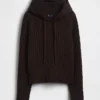 Sudadera con capucha de punto trenzado holgada CashSoft