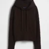 Sudadera con capucha de punto trenzado holgada CashSoft