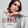 Sudadera con capucha de tejido grueso y logo oversize de GAP × Summer Fridays
