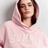 Sudadera con capucha de tejido grueso y logo oversize de GAP × Summer Fridays