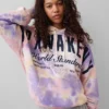 Sudadera con capucha GAP × Awake Ny de tejido grueso y logo oversize